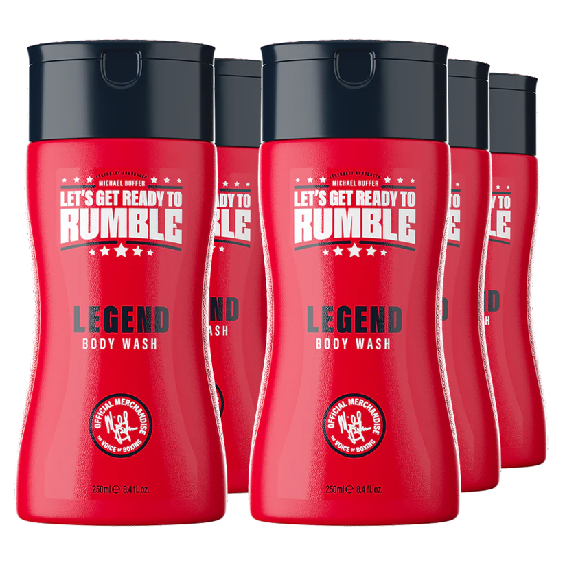 LET'S GET READY TO RUMBLE Legend Body Wash 6 x 8.45 fl. oz.