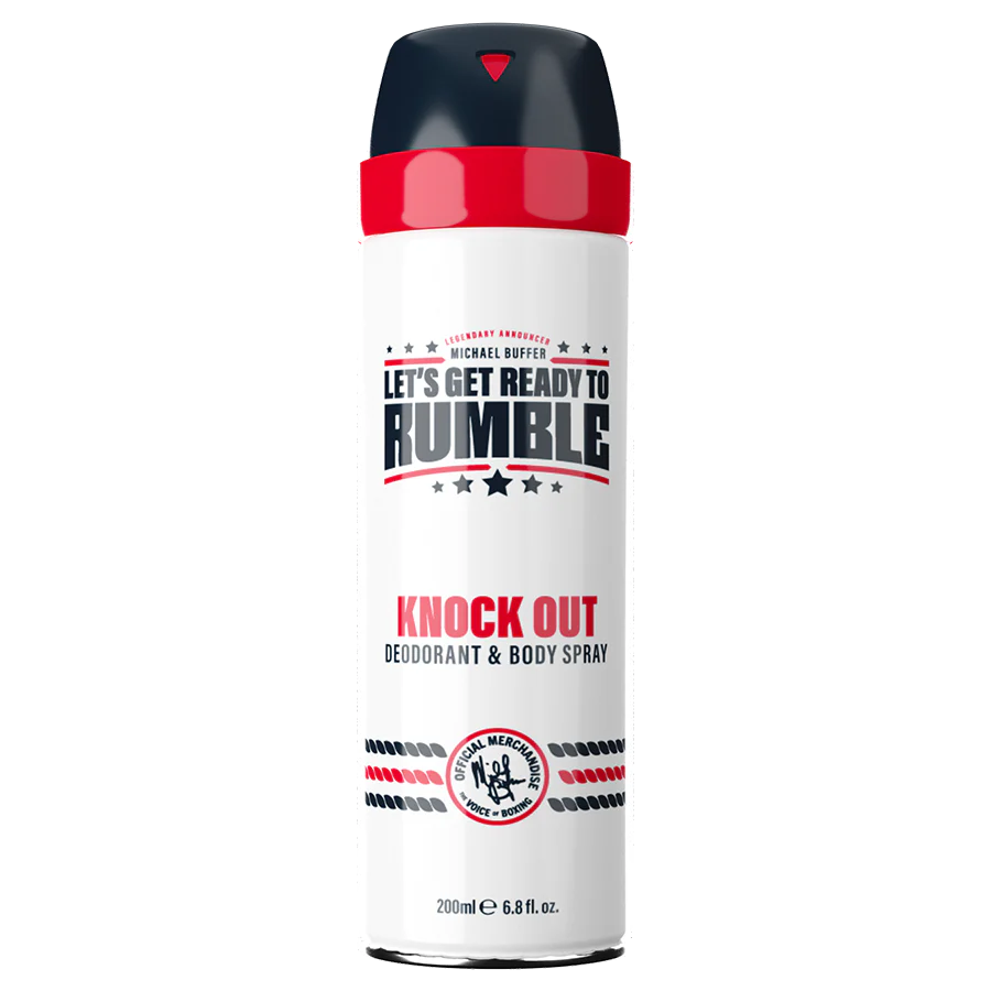 LET'S GET READY TO RUMBLE Knock Out Body Spray