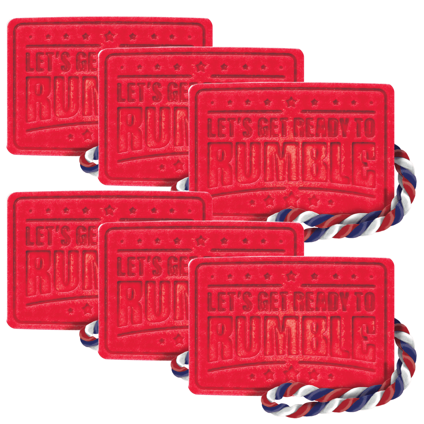 LET'S GET READY TO RUMBLE Soap On A Rope - 6-pack